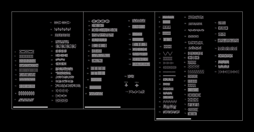 Wood Carving DWG Detail for AutoCAD