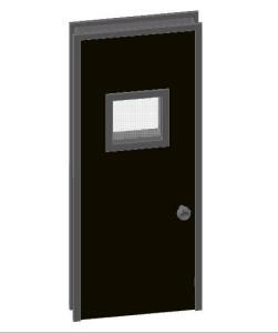 Wood Door DWG Block for AutoCAD