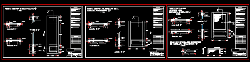 Wood Door Details DWG Detail for AutoCAD