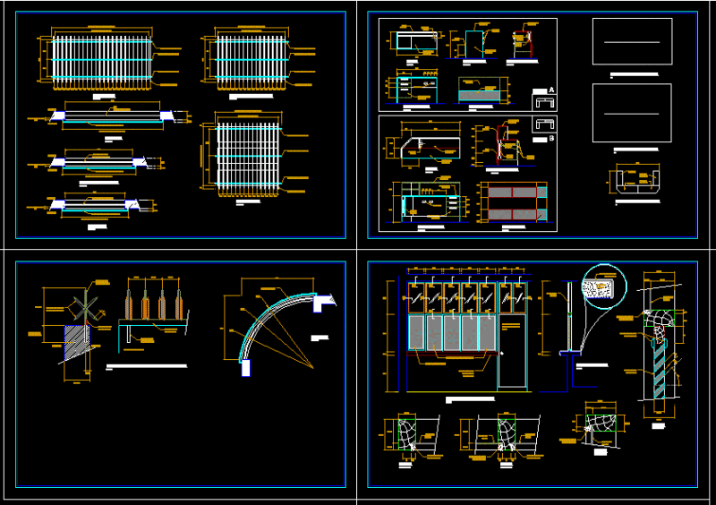 Wooden And Melamine Furniture DWG Detail for AutoCAD