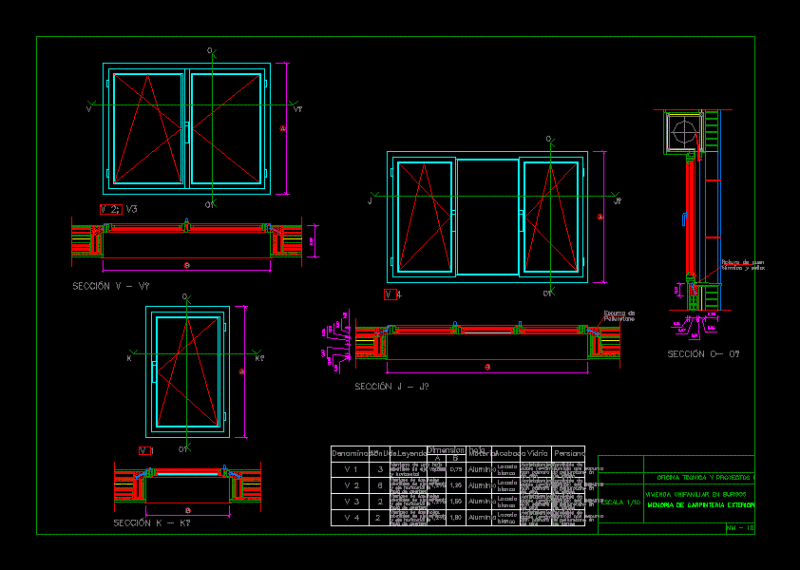 Wooden Doors And Windows DWG Detail for AutoCAD