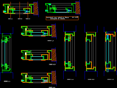 Ventana pvc dwg