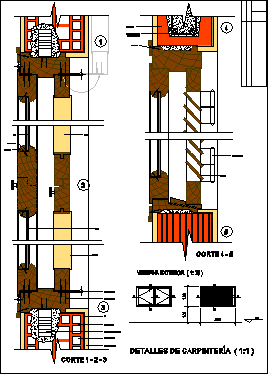 Wood Window With Blind Dwg Detail For Autocad Designs Cad