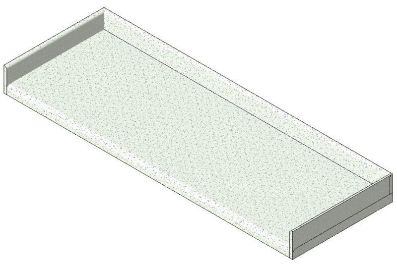 Worktop Sink 3D DWG Model for AutoCAD