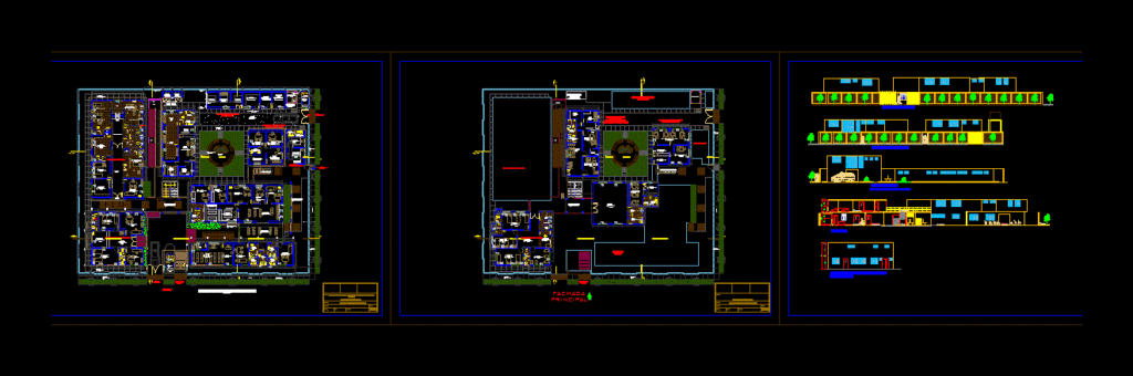 Zana Health Center DWG Block for AutoCAD