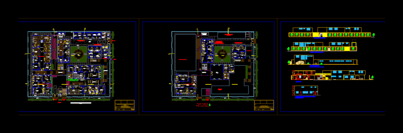 Zana Health Center DWG Block for AutoCAD