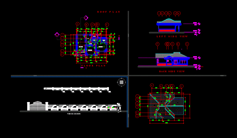 2 Bedrooms Social Housing DWG Section for AutoCAD