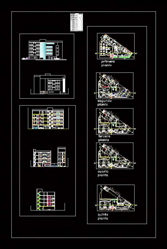 2 Star Hote Huanuco DWG Block for AutoCAD