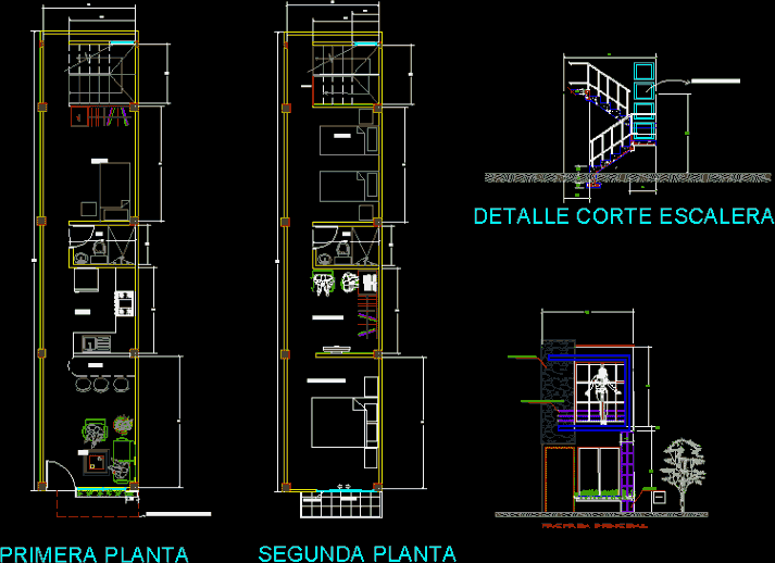 3 Bedroom Apartment - Studio DWG Block for AutoCAD • Designs CAD