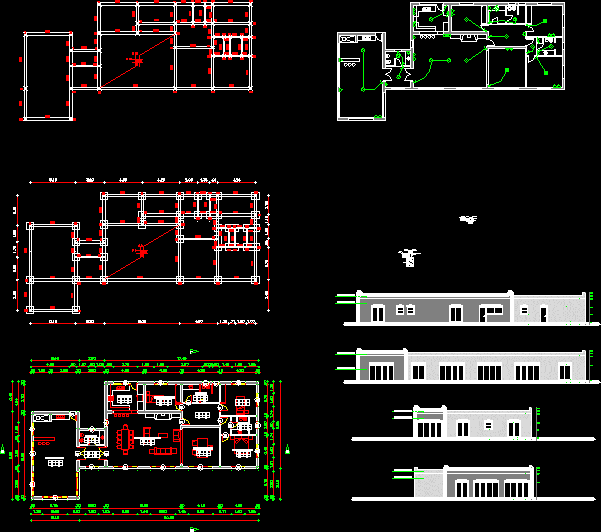 3 Bedroom DWG Detail for AutoCAD • Designs CAD