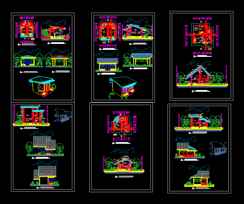3 Proposed Bungalow DWG Section for AutoCAD