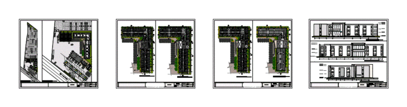 3 Story Hotel DWG Block for AutoCAD