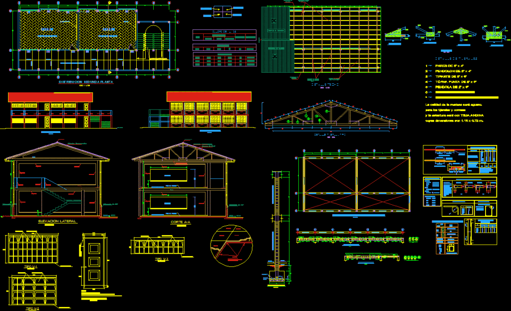 4 Classrooms DWG Detail for AutoCAD