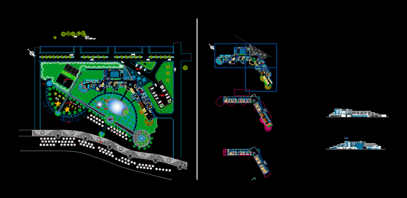 4 Star Hotel DWG Block for AutoCAD