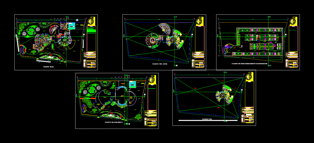 4 Stars Hotel DWG Block for AutoCAD