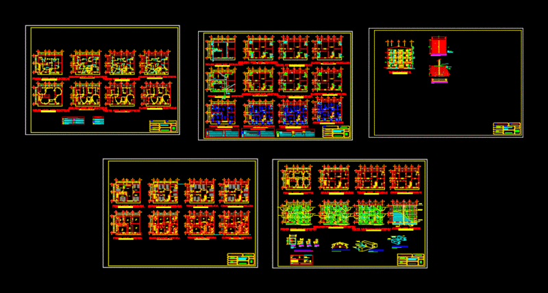4-Storey Hotel DWG Plan for AutoCAD