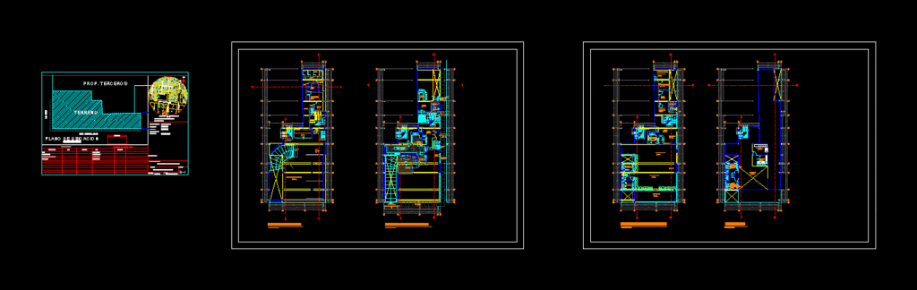 5 Forks Restaurant DWG Plan for AutoCAD