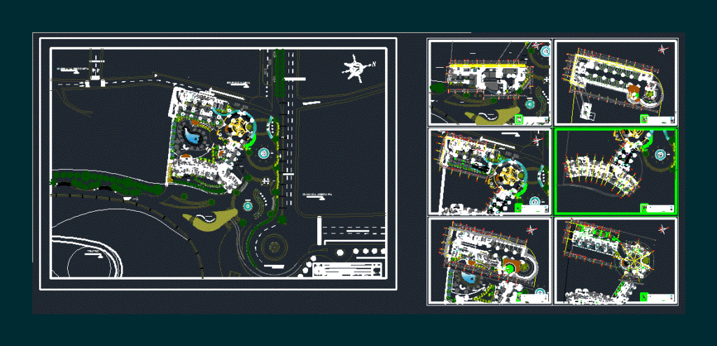 5 Star Hotel DWG Block for AutoCAD