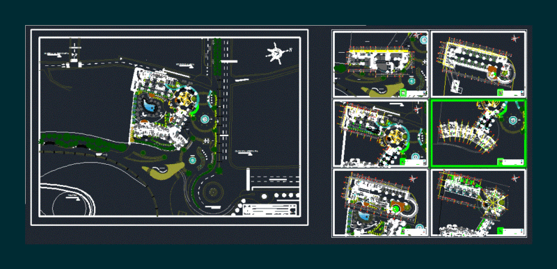 5 Star Hotel DWG Block for AutoCAD