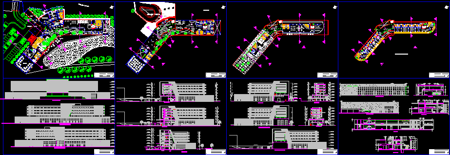 Проект гостиницы dwg