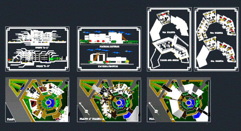 5 Star Hotel DWG Full Project for AutoCAD