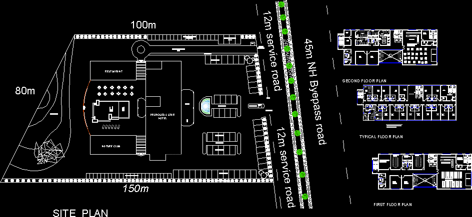 5 Star Hotel Dwg Plan For Autocad Designs Cad