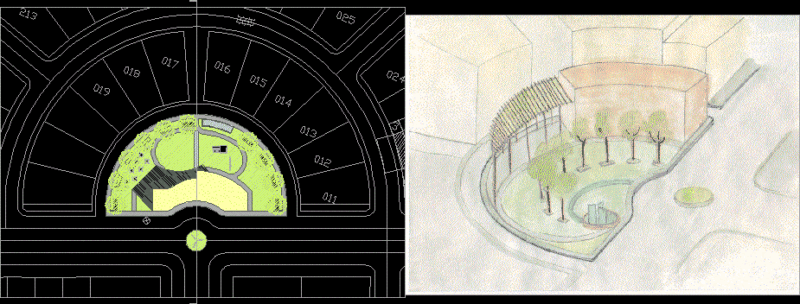 A Small Square DWG Block for AutoCAD