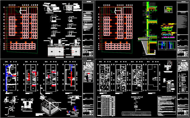 Abn Housing Complex DWG Block for AutoCAD