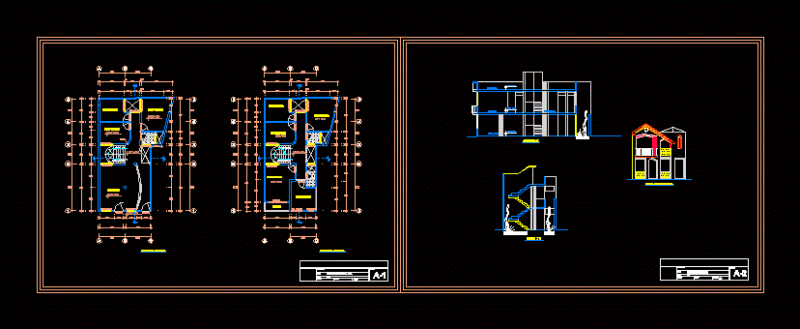 Accommodations DWG Block for AutoCAD