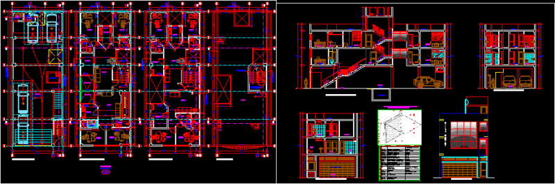 Accounting Office DWG Block for AutoCAD