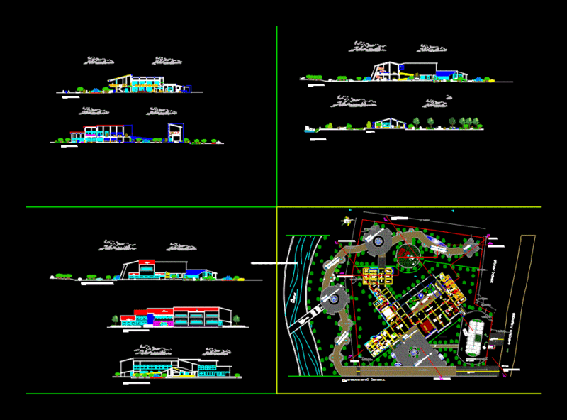 Acheological Cultural Complex – Kotosh DWG Block for AutoCAD