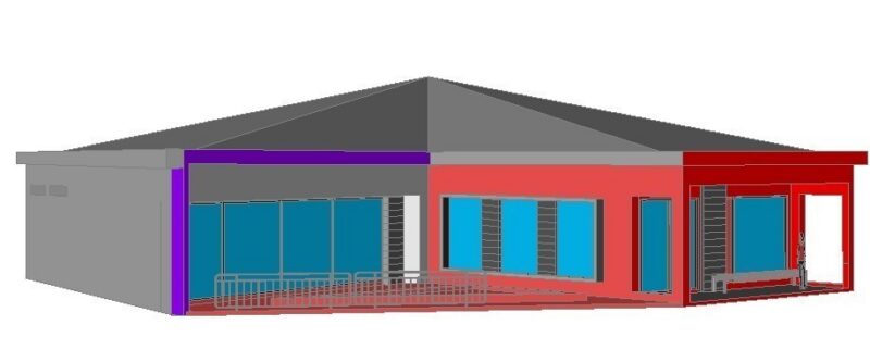 Administration 3D DWG Model for AutoCAD