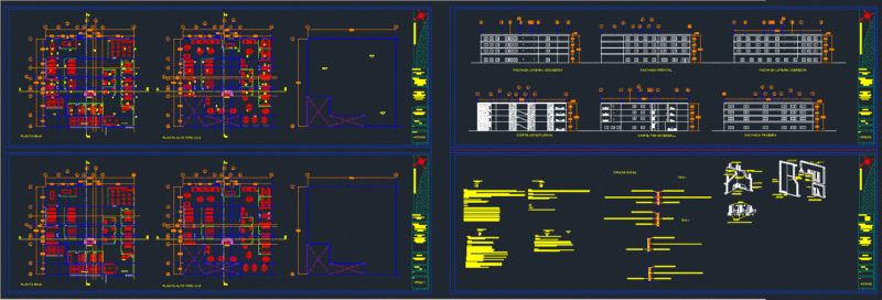 Administration Building DWG Detail for AutoCAD
