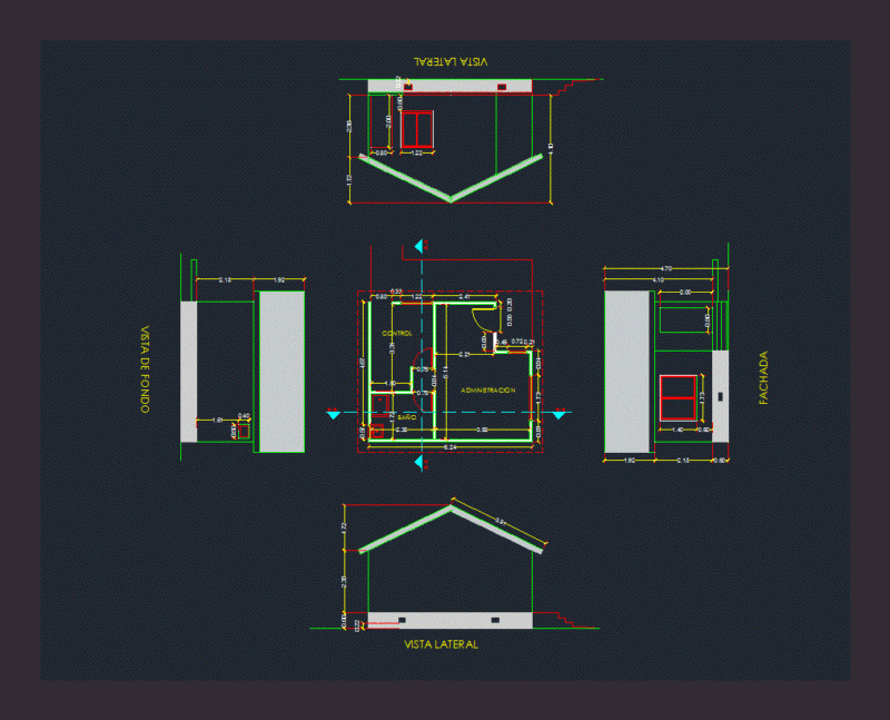 Administration DWG Block for AutoCAD