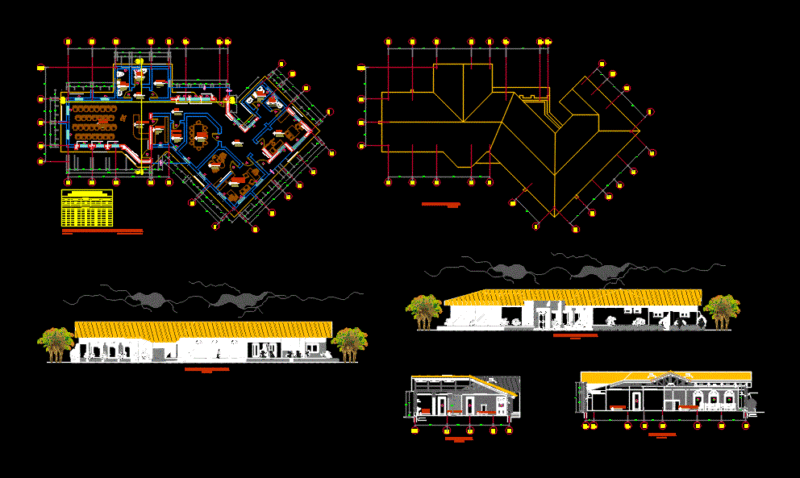 Administration Module DWG Section for AutoCAD