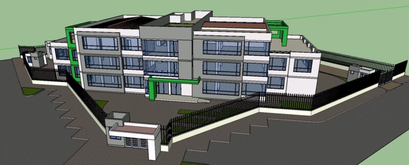 Administrative Building 3D SKP Model for SketchUp