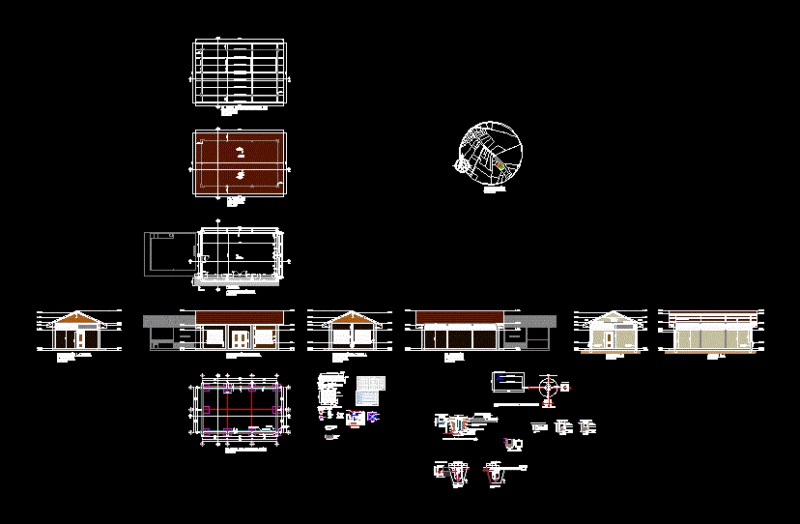 Administrative House Nazareth DWG Block for AutoCAD