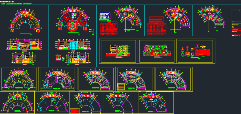 Administrative Office Building DWG Plan for AutoCAD