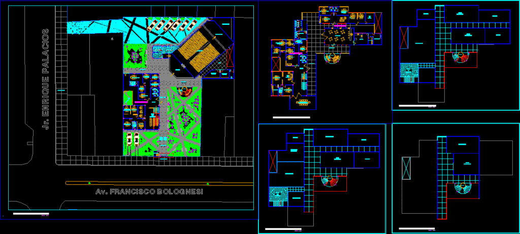 Administrative Office DWG Block for AutoCAD