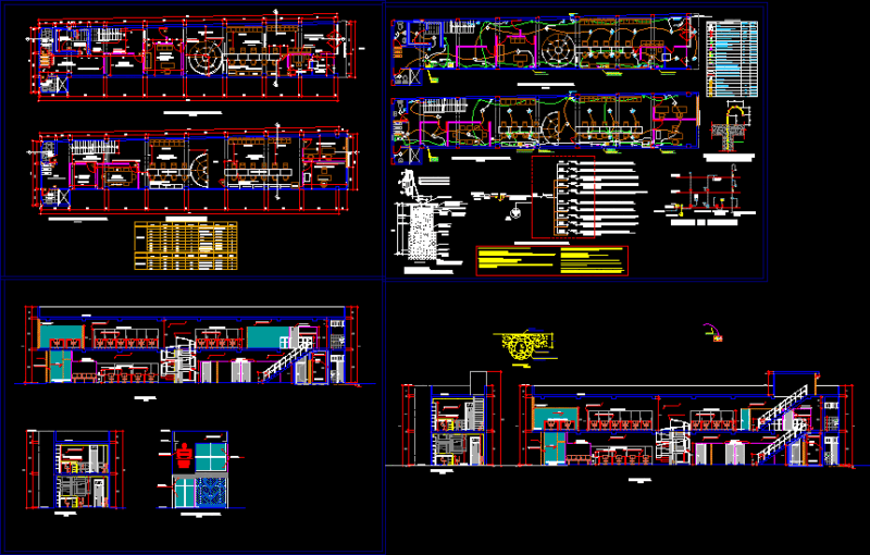 Administrative Offices DWG Elevation for AutoCAD