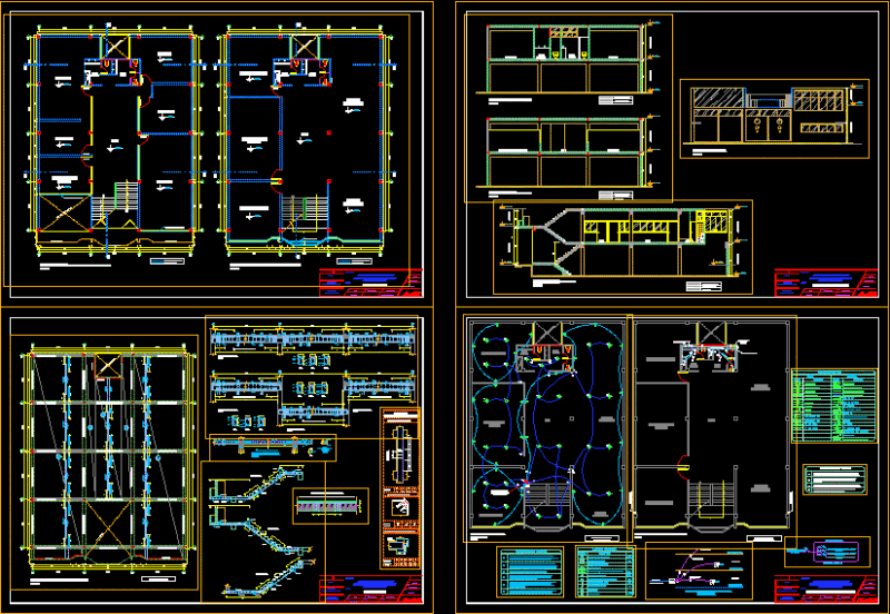 Administrative Seat Of Education DWG Section for AutoCAD