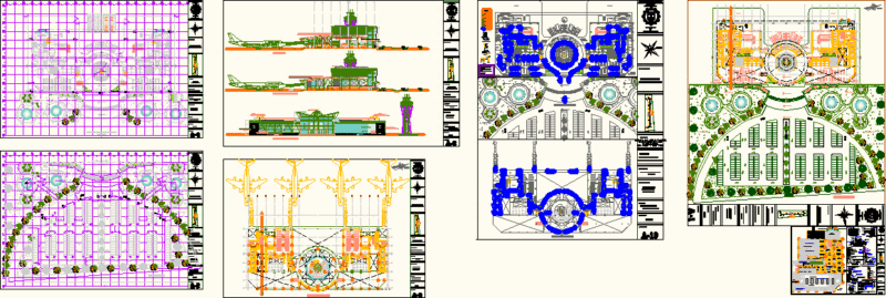 International Airport Terminal Plans and Elevations, Piura Peru