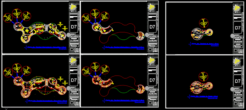 Airport DWG Block for AutoCAD