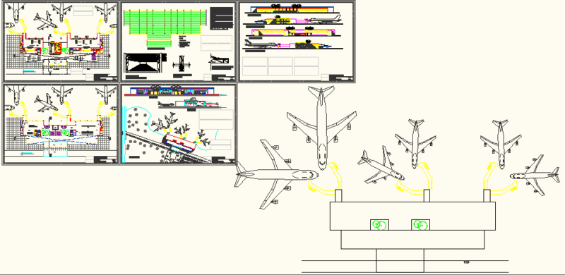 Airport DWG Plan for AutoCAD