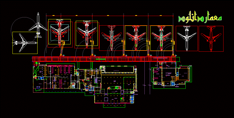 Airport Nice DWG Block for AutoCAD