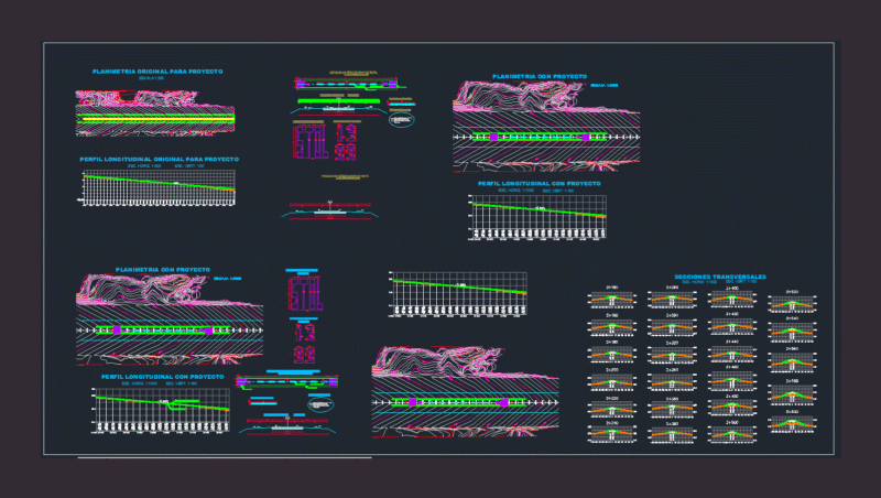 Airstrip DWG Section for AutoCAD