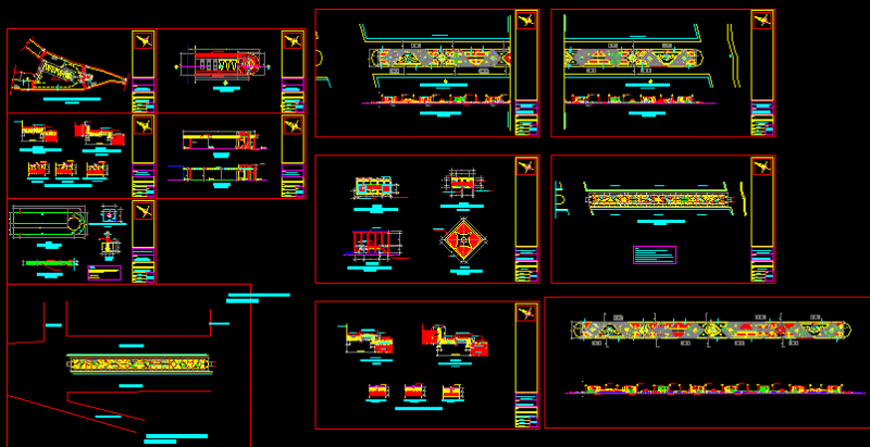 Alameda Arica Park DWG Block for AutoCAD