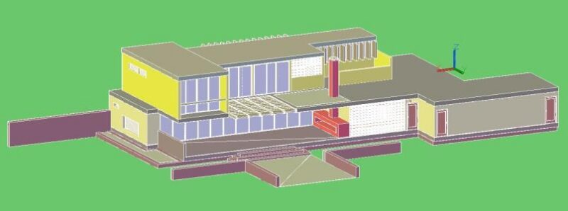 Alamos House 3D DWG Full Project for AutoCAD