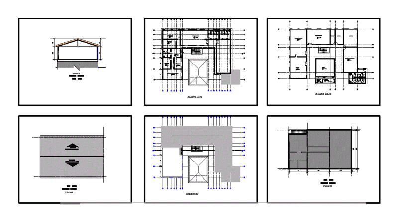 Alternative Education Center DWG Block for AutoCAD