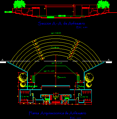 Amphitheatre DWG Block for AutoCAD • Designs CAD